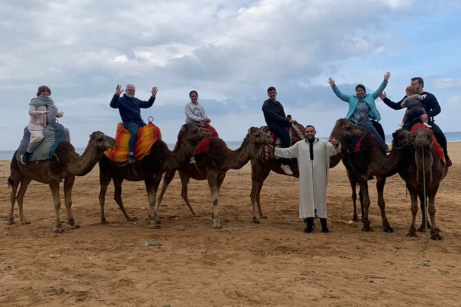 Tangier Private Full Day Tour Including Ferry Ticket & Camel Ride - Achakkar Beach camel ride, then the Caves of Hercules