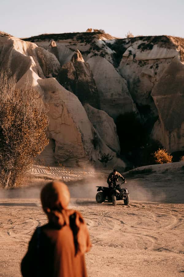 Tangier: Quad Bike Adventure with Hotel Transfers - The quad base: gear up and get moving with a guide