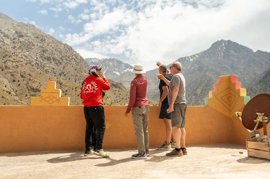 Three valleys, Atlas Mountain, waterfalls & Agafay Desert - The Berber mountain lunch is the day’s heart