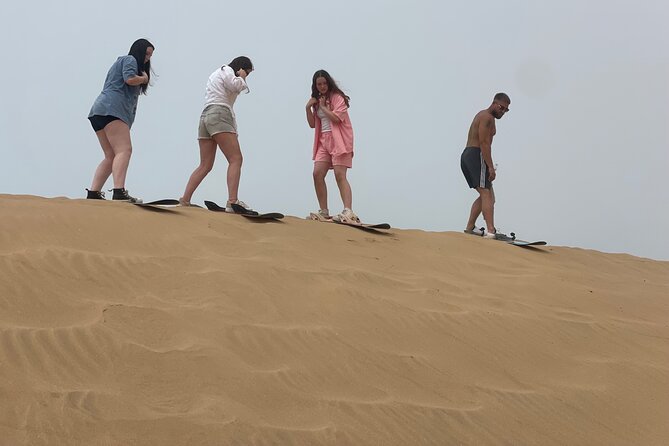 Timlalin Dunes & Sandboarding From Agadir - Sandboarding 101: how the guides set you up