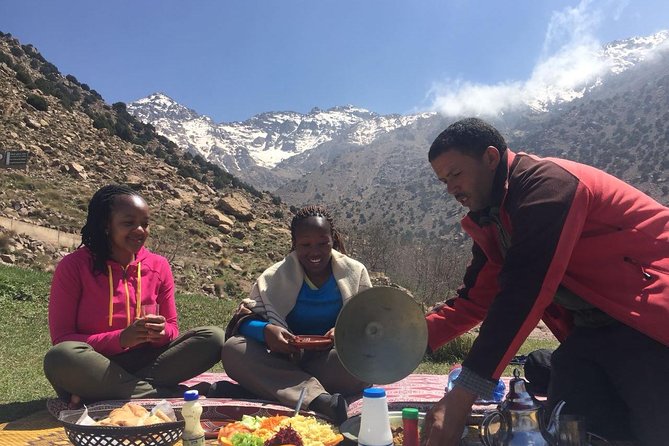 Toubkal Ascent Trek 4167m 2 days & 1 night - Day 1 route into the Mizane Valley and up to Toubkal Refuge