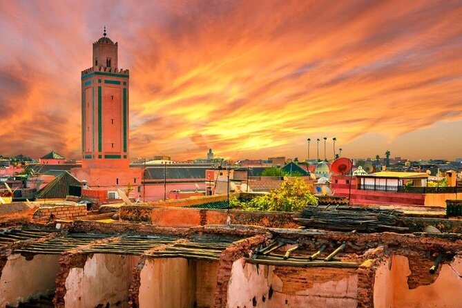 tour of marrakech-medina, souks, secret gardens,Madrassa& stories - Medersa Ben Youssef: Cedarwood, Tilework, and the School That Shaped Minds