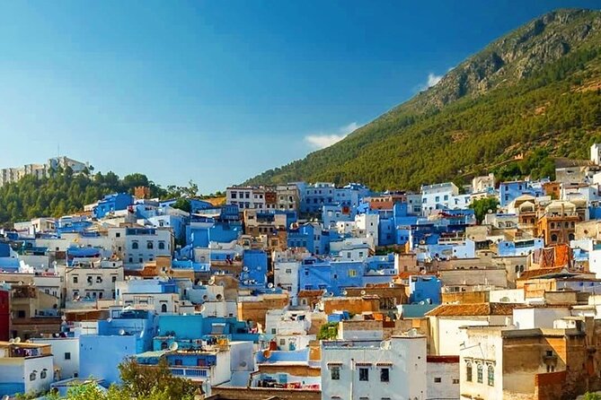 Transfers from Tangier to chefchaouen "blue city" - The Grand Mosque minaret: a simple landmark that keeps you oriented