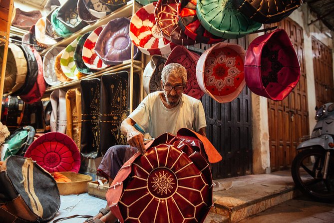 Treasures of Marrakech: Souks & Artisans Private Tour - Riad Zi: dry-fruit street, carpet street, and a real rooftop view