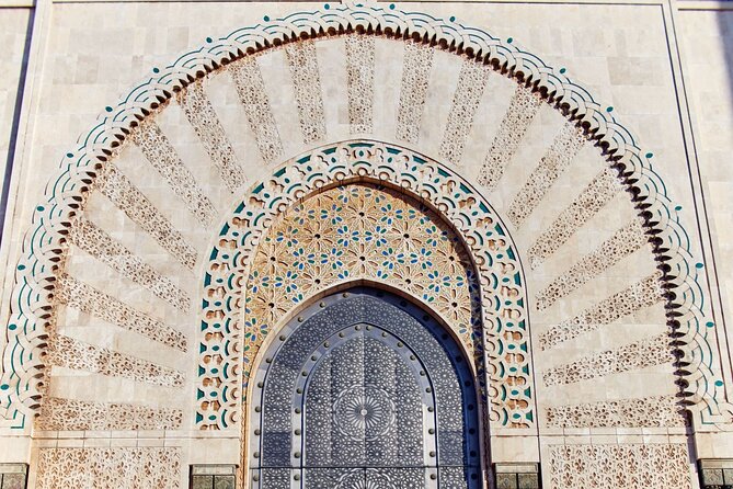 Visit Casablanca from the port or hotels - Royal Palace exterior and Habous Quarter: architecture you can actually read