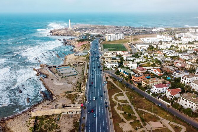Visit Casablanca from the port or hotels - La Corniche, Sacré-Cœur Cathedral, and Mohammed V Square in one route