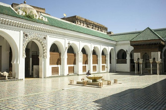 walking day : private excursion in the ancient city of Fez - Medina of Fez: Garden Cool-Down, Bouanania, Nejjarine, and the Moulay Idriss Anchor