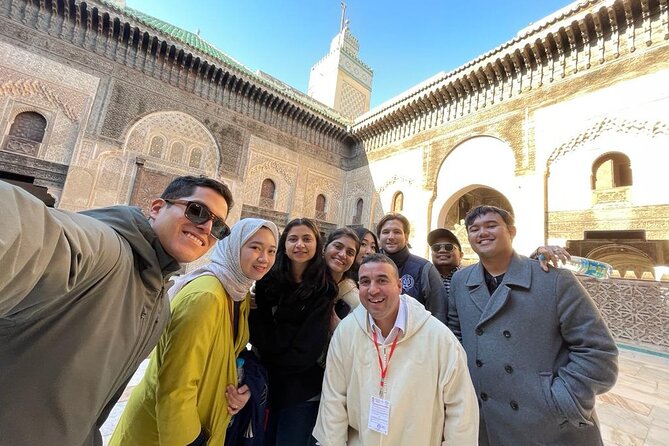 Walking Tour in Old Medina Fez with Official Guide - Bab Bou Jeloud: the Blue Gate that sets the tone