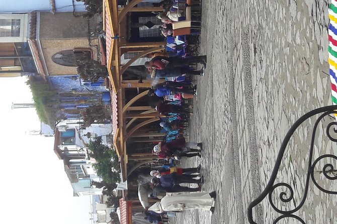 Walking Tour of Chefchaouen, the "Blue City" of Morocco - Full Day Tour - Plaza Uta El-Hammam and the 15th-Century Grand Mosque Area