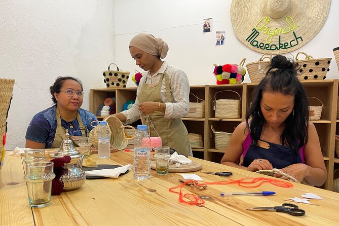 Workshop to Personalize your Basket in the Medina of Marrakech - The embroidery part: how the learning stays beginner-friendly