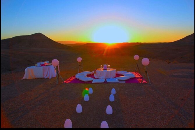 WOW dinner at Agafay Desert with Sunset from Marrakech - Camel Ride: Included, Optional, and Worth Thinking Through