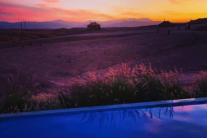 WOW dinner at Agafay Desert with Sunset from Marrakech - Music by the Fire: Berber Soundtrack and Real-World Entertainment